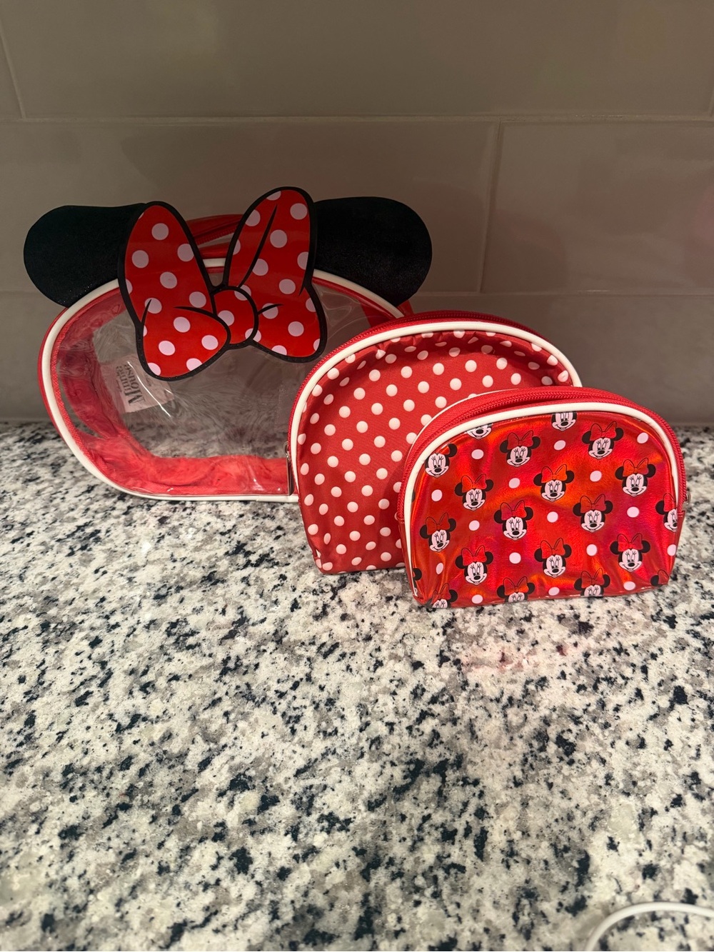 Minnie Mouse Red Polka Dot Kids Bag Set